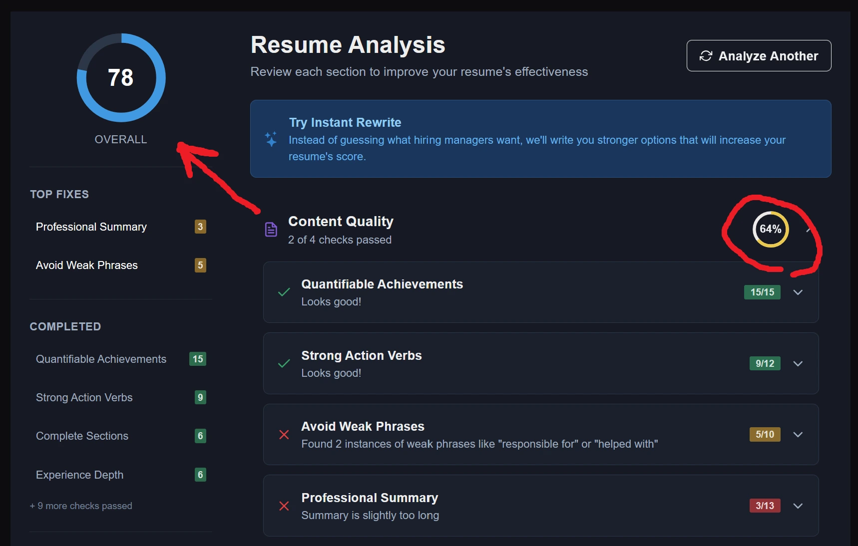 ATS Resume Checker Preview